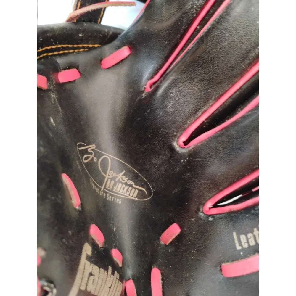 Franklin Baseball Glove‎ Black Bo Jackson 4621 Signature Series Youth Leather
